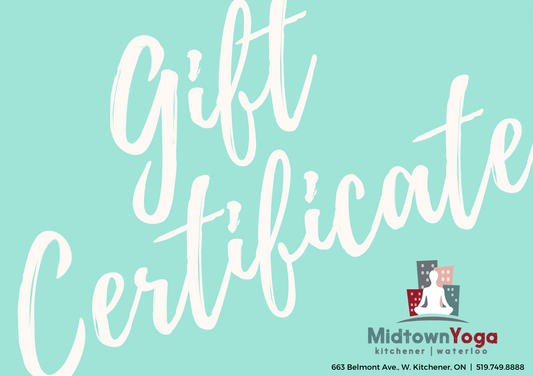 Midtown Yoga Gift Certificate