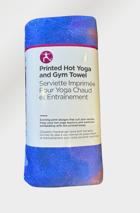 Printed Hot Yoga and Gym Towel