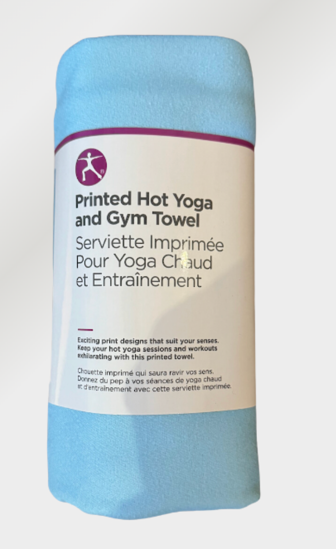 Printed Hot Yoga and Gym Towel